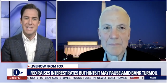 Dan Joins Andrew Craft on FOX May 4, 2023 to discuss the Federal interest rate, regional banks