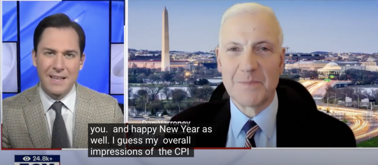 Dan Varroney of Potomac Core notes that inflation climbs faster than expected in December
