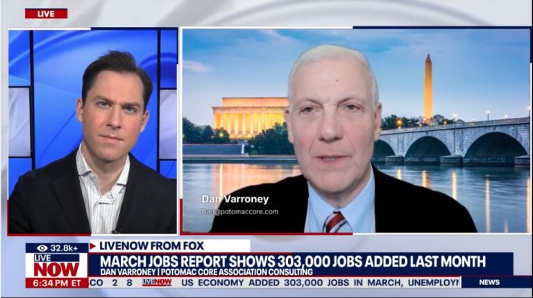 March jobs report shows 303,000 jobs added last month