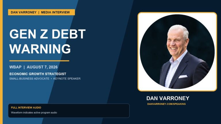 Gen Z Debt, Buy Now Pay Later & the Jobs Outlook | Dan Varroney on WBAP