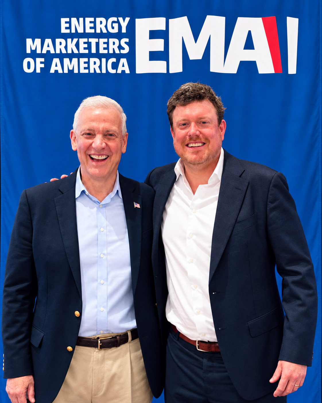 Dan Varroney with Rob Underwood, President of Energy Marketers of America.