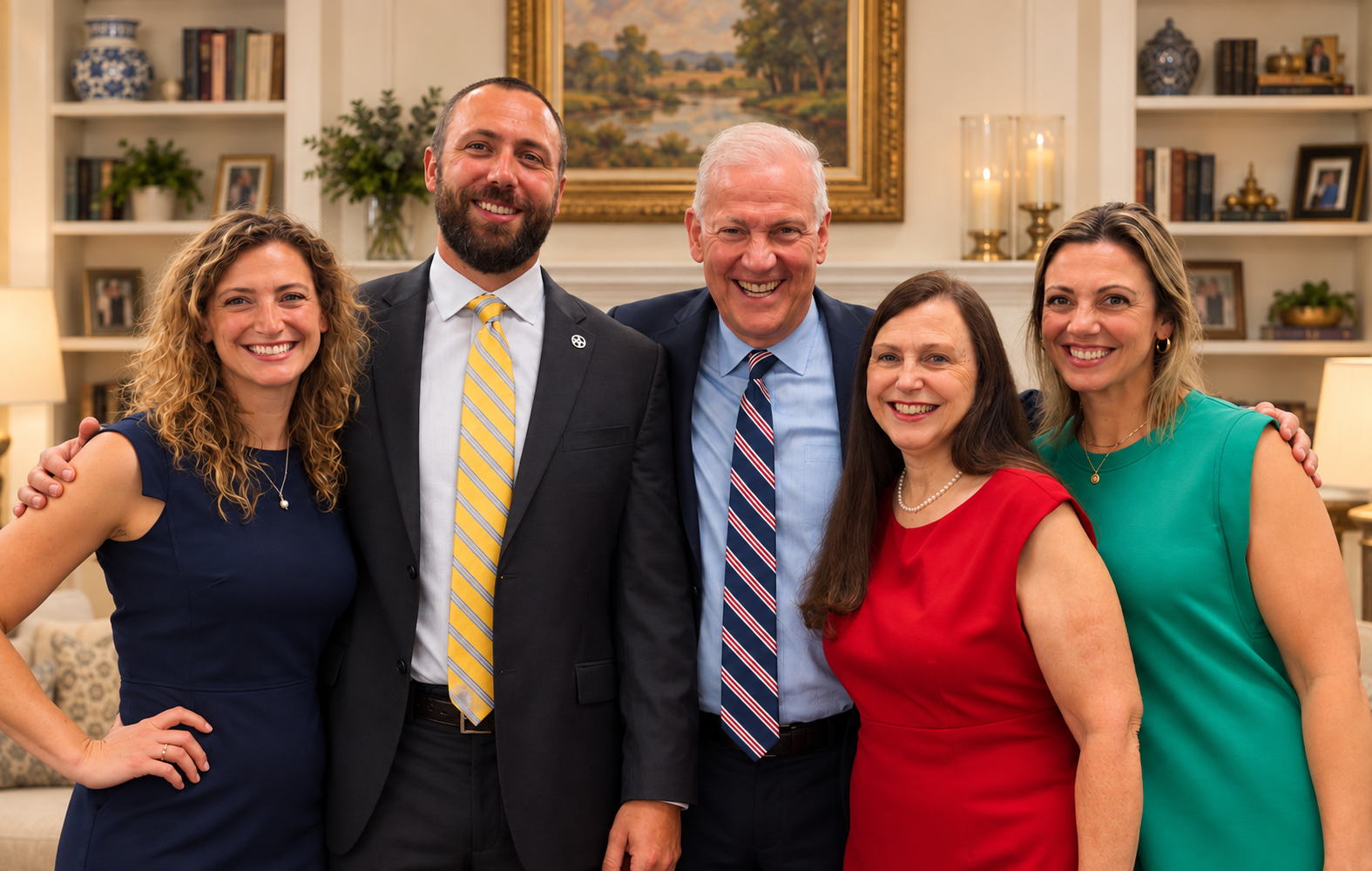 Dan Varroney with his family, September 2026
